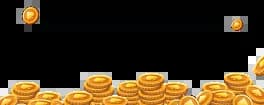 Prize fund coins background